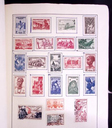1849-1977, Mint & used collection of France incl. 1849 1f carmine,