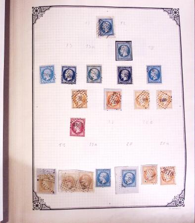 1849-1977, Mint & used collection of France incl. 1849 1f carmine,