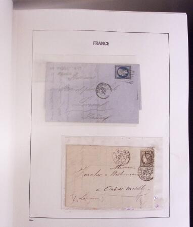 1849-1993 5 classeurs Davo dont n°1, 6, 9, 33, 155