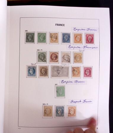 1849-1993 5 classeurs Davo dont n°1, 6, 9, 33, 155