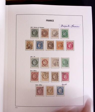 1849-1993 5 classeurs Davo dont n°1, 6, 9, 33, 155