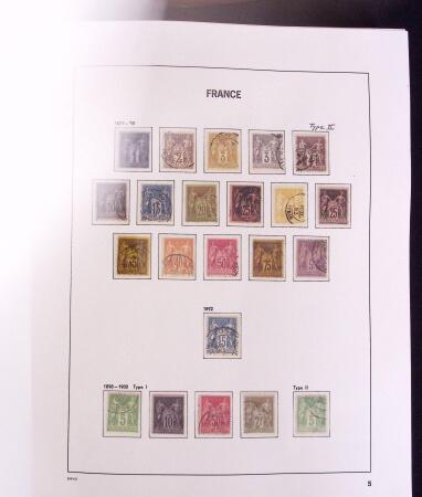 1849-1993 5 classeurs Davo dont n°1, 6, 9, 33, 155