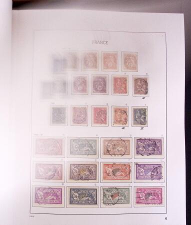 1849-1993 5 classeurs Davo dont n°1, 6, 9, 33, 155