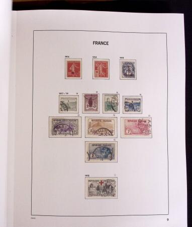 1849-1993 5 classeurs Davo dont n°1, 6, 9, 33, 155