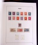 1849-1993 5 classeurs Davo dont n°1, 6, 9, 33, 155