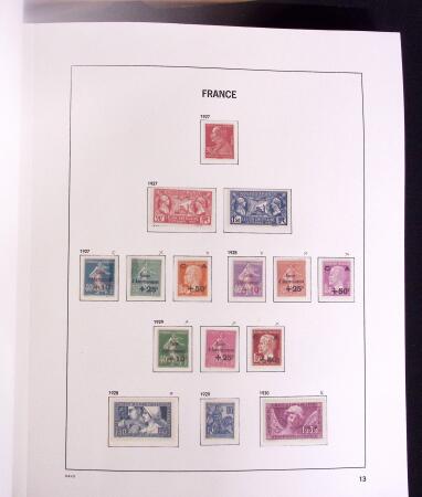 1849-1993 5 classeurs Davo dont n°1, 6, 9, 33, 155