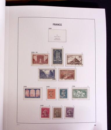 1849-1993 5 classeurs Davo dont n°1, 6, 9, 33, 155