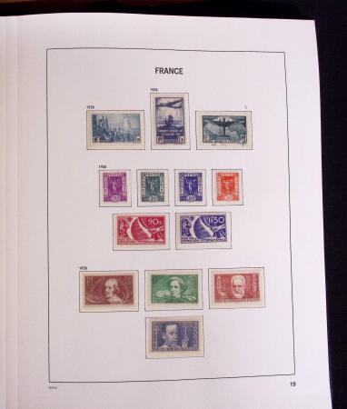 1849-1993 5 classeurs Davo dont n°1, 6, 9, 33, 155