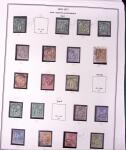 1853-1959 Collection de France sur album Cérès, obl