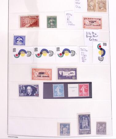 1870-1959 Collection de France avec de bonnes valeurs