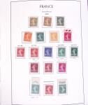 1870-1959 Collection de France avec de bonnes valeurs