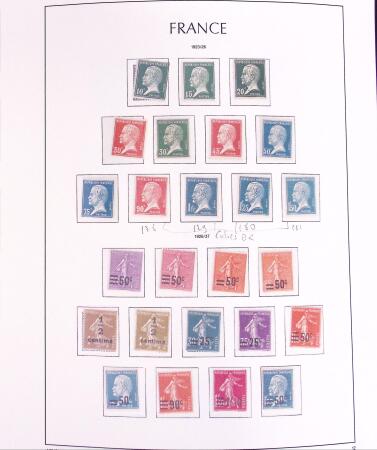 1870-1959 Collection de France avec de bonnes valeurs