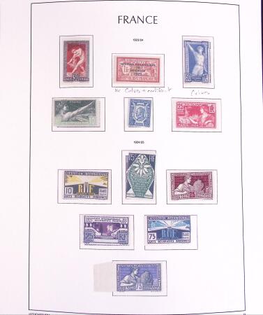 1870-1959 Collection de France avec de bonnes valeurs