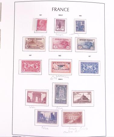 1870-1959 Collection de France avec de bonnes valeurs