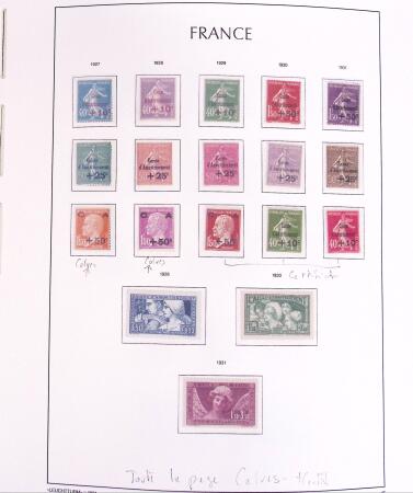 1870-1959 Collection de France avec de bonnes valeurs