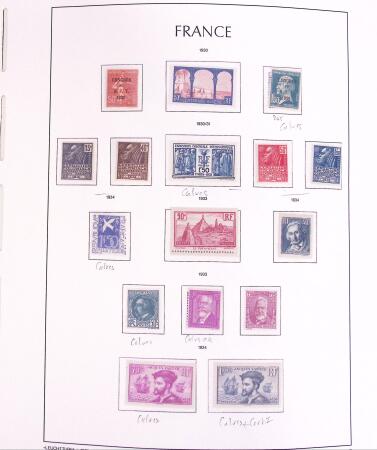 1870-1959 Collection de France avec de bonnes valeurs