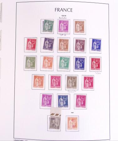 1870-1959 Collection de France avec de bonnes valeurs