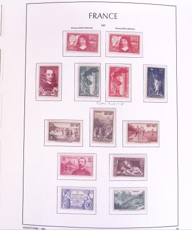 1870-1959 Collection de France avec de bonnes valeurs