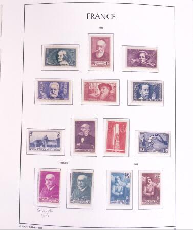1870-1959 Collection de France avec de bonnes valeurs
