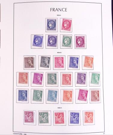 1870-1959 Collection de France avec de bonnes valeurs