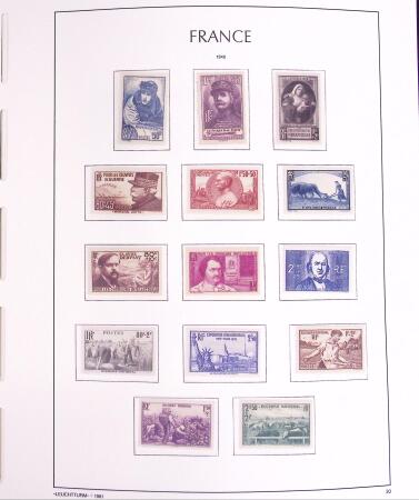 1870-1959 Collection de France avec de bonnes valeurs