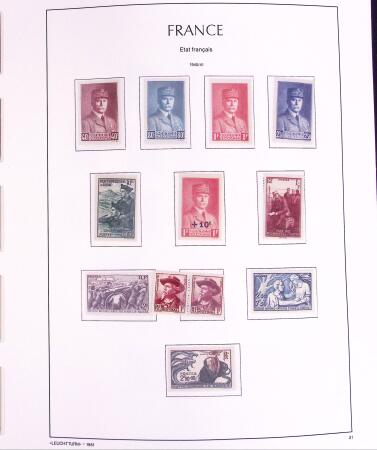1870-1959 Collection de France avec de bonnes valeurs