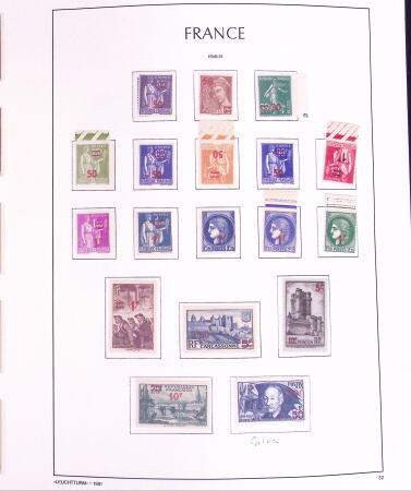 1870-1959 Collection de France avec de bonnes valeurs
