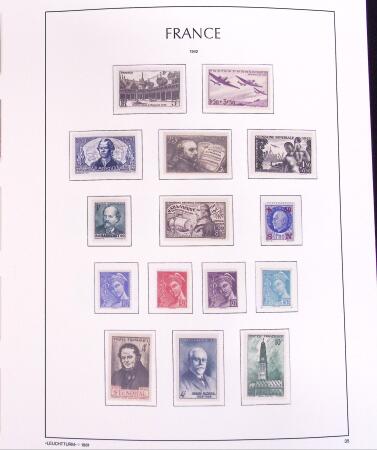 1870-1959 Collection de France avec de bonnes valeurs