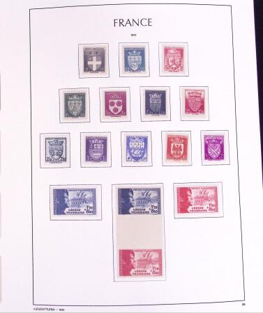 1870-1959 Collection de France avec de bonnes valeurs