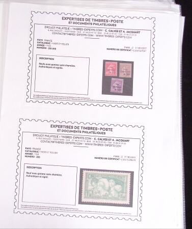 1870-1959 Collection de France avec de bonnes valeurs
