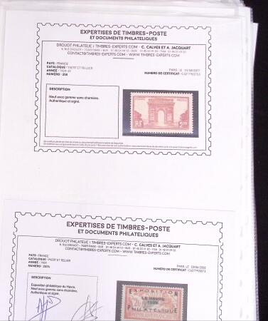 1870-1959 Collection de France avec de bonnes valeurs