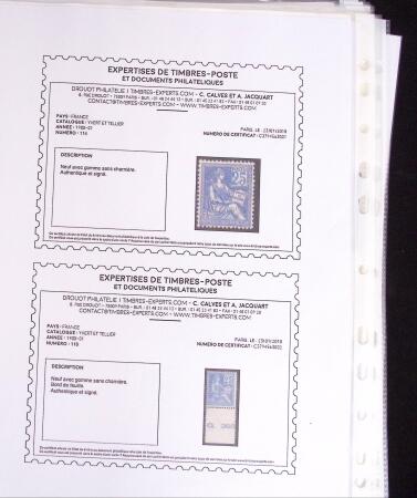 1870-1959 Collection de France avec de bonnes valeurs