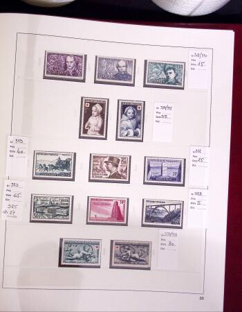 1849-1992, Collection depuis le n°1 avec des doubles,