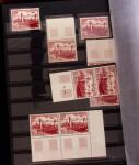 1927-2016, 2 Albums de poste aérienne, avec de bonnes valeurs en quantités multiples, obl. et neuf , n°1/2, 6c, 14, 15, PA militaire, dont lettres, partie moderne en bloc + 1 album du monde avec Colonie Françaises,