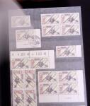 1927-2016, 2 Albums de poste aérienne, avec de bonnes valeurs en quantités multiples, obl. et neuf , n°1/2, 6c, 14, 15, PA militaire, dont lettres, partie moderne en bloc + 1 album du monde avec Colonie Françaises,
