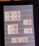 1927-2016, 2 Albums de poste aérienne, avec de bonnes valeurs en quantités multiples, obl. et neuf , n°1/2, 6c, 14, 15, PA militaire, dont lettres, partie moderne en bloc + 1 album du monde avec Colonie Françaises,