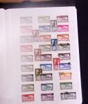 1927-2016, 2 Albums de poste aérienne, avec de bonnes valeurs en quantités multiples, obl. et neuf , n°1/2, 6c, 14, 15, PA militaire, dont lettres, partie moderne en bloc + 1 album du monde avec Colonie Françaises,