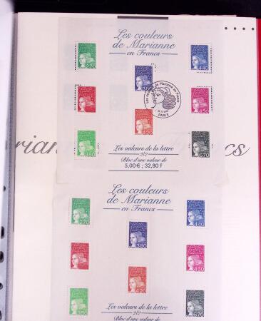 1995-2017 Classeur de France avec faciale, épreuves,