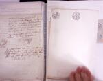 1793-1980 Classeur avec des vieux papier admirative