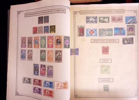 1849-1970 Small Estate in Yvert album plus set of large Yvert pages
