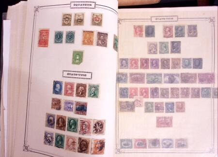 1849-1970 Small Estate in Yvert album plus set of large Yvert pages