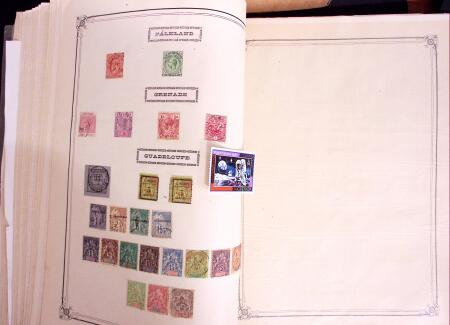 1849-1970 Small Estate in Yvert album plus set of large Yvert pages