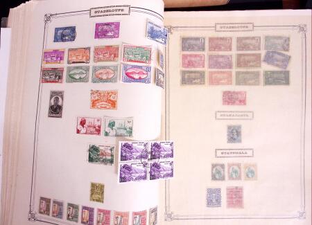 1849-1970 Small Estate in Yvert album plus set of large Yvert pages