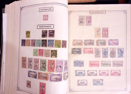1849-1970 Small Estate in Yvert album plus set of large Yvert pages