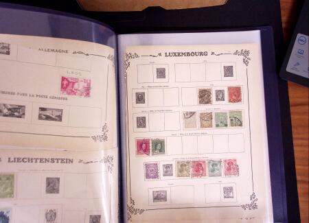 1849-1970 Small Estate in Yvert album plus set of large Yvert pages