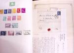1849-1970 Small Estate in Yvert album plus set of large Yvert pages