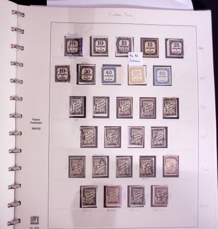 1870-2005 Classeur Safe, avec taxe, service 1/15 signé