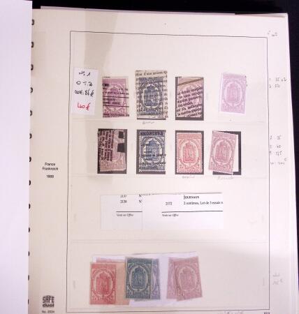 1870-2005 Classeur Safe, avec taxe, service 1/15 signé
