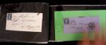 1849-1900, Lot de 75 lettres et cartes dont 15c vert