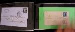 1849-1900, Lot de 75 lettres et cartes dont 15c vert